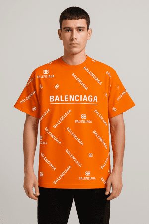 Urban Script Orange Tee