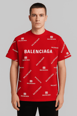 Urban Script Red Tee