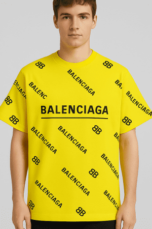 Urban Script Yellow Tee