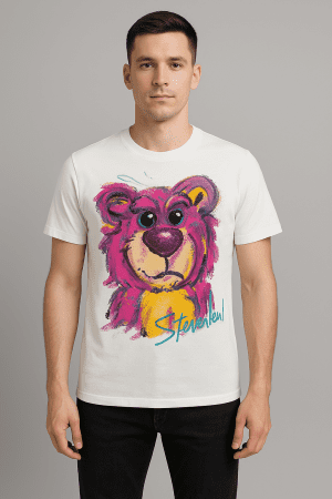 Berry Roar Tee – White Edition