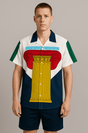 Casablanca-Themed Graphic Shirt