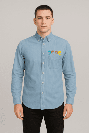 Denim Quartet Shirt – Light Wash