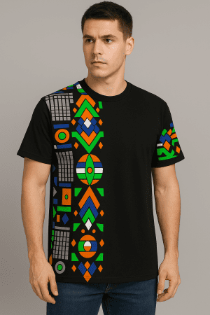 Geometric Pop Panel Tee