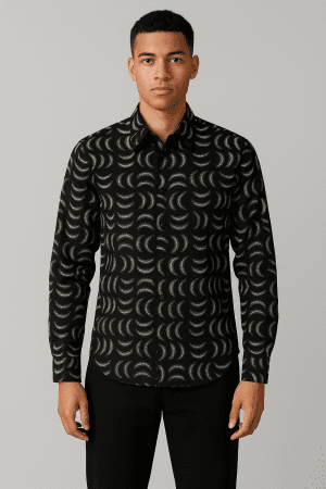 Midnight Swirl Long Sleeve Shirt
