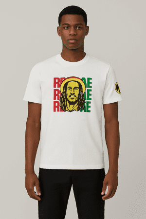 Reggae Bob Marley White Tee