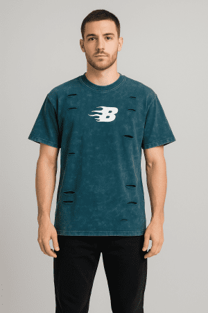 Teal Heatwave Tee