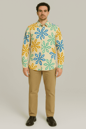 Tropical Petal Burst Shirt