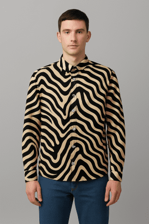 Zebra stripe shirt