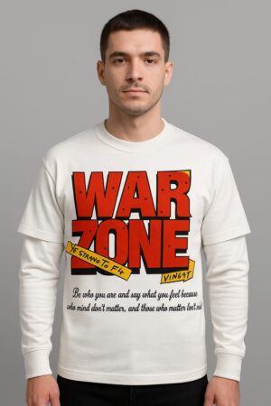 Warzone Statement Tee (White)