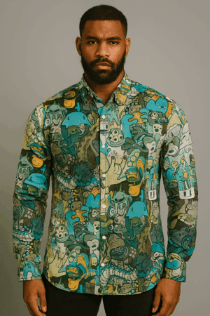 Monster Mayhem Cartoon Shirt